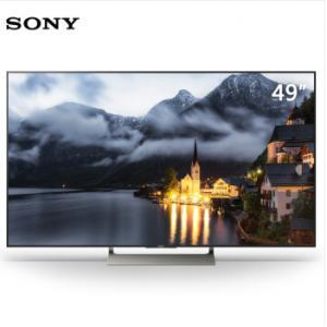 索尼（SONY）KD-49X9000E 49英寸4K HDR 精锐光控Pro 安卓6.0智能液晶电视（银色）